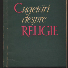 (C6987) CUGETARI DESPRE RELIGIE