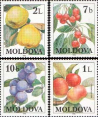 MOLDOVA 1998, Fructe, serie neuzata, MNH foto