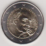Moneda 2 euro comemorativa FRANTA 2016-Mitterrand, UNC, Europa, Cupru-Nichel