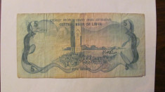 CY - 5 dinari dinars 1980 Libia Libya foto