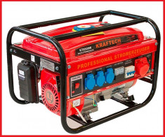 Generator Curent Electric-KRAFTECH-12V/220/380V-3kW-PORNIRE MANUALA foto