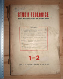 Cumpara ieftin CARTE VECHE - STUDII TEOLOGICE = IANUARIE , FEBRUARIE 1957
