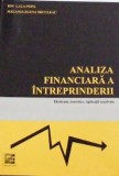Analiza financiara a intreprinderii - elemente teoretice,aplicatii rezolvate
