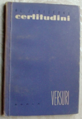 ALEXANDRU JEBELEANU - CERTITUDINI (VERSURI) [volum de debut, ESPLA 1958] foto
