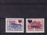 ROMANIA 1998 LP 1457 HOTELURI SI CABANE 91 SUPRATIPAR INIMIOARE MNH, Nestampilat