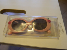 Ochelari de soare pentru fetite, 2-7 ani, buline cu cirese foto