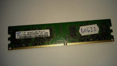 Memorie RAM 2GB DDR2 PC desktop Samsung 800mhz ( 2 GB DDR 2 ) (BO622) foto