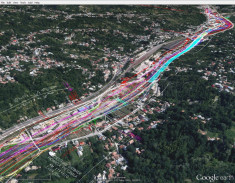 Software topografie, DWG in Google Earth foto