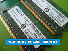Memorie RAM PC DDR2 1GB PC6400 800MHz Crucial - Micron Technology foto
