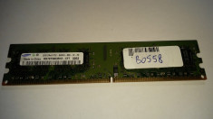 Memorie RAM 2GB DDR2 PC desktop Samsung 800mhz ( 2 GB DDR 2 ) (BO558) foto