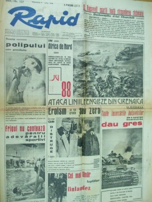 Rapid 8 martie 1942 Miron Cristea femei ortodoxe Bucovina Moliere cauciuc polip foto