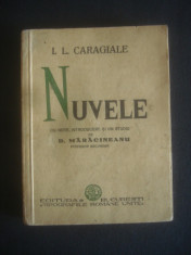 I. L. CARAGIALE - NUVELE {1936} foto