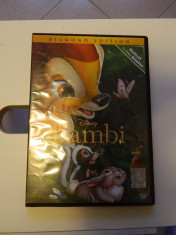 DVD Bambi, film pentru copii, dublat in romana, 67 minute foto