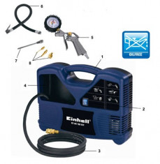 Compresor de aer Einhell BT-AC 180 KIT foto