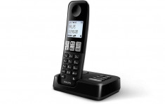 Telefon fara fir cu robot telefonic Philips D2351B/53, 25 min. pe robotul telefonic, Difuzor receptor foto