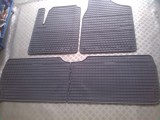 Covorase Auto Cauciuc Gri Seat Alhambra 1996-2010, Set 4 Bucati, Fixare Podea