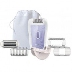 Epilator Philips Satin Soft HP6523/02, Wet &amp;amp; Dry, Discuri metalice, 20 puncte de prindere, 2 viteze foto