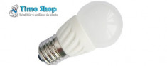 Bec cu led E27 3,0 W G45 SMD 7077H foto