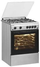 Aragaz Arctic AG 6612DTTLX, timer, aprindere electrica, Inox, 4 arzatoare, grill, rotisor foto