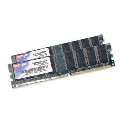 Memorie Patriot Signature 2 x 1GB DDR, 400 MHz, Non-ECC, CL 3, DIMM foto