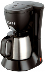 Aparat cafea filtru permanent Cafetiera Zass ZCM02 S, 600w, 0.6 litri, 4-6 cesti foto