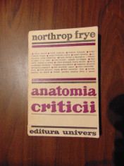 Anatomia criticii - Northrop Frye (Univers, 1972) foto