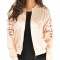 Jacheta bomber cu broderie florala Vero Moda - 10174865 peach