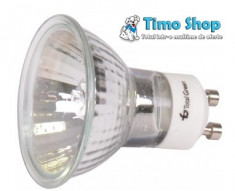 Bec halogen GU10, putere: 220V/35W cu geam foto