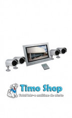 Sistem supraveghere monitor + 4 camere video Konig SEC-UNIT30 foto