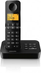 Telefon fara fir cu robot telefonic Philips D2151B/53, 550 mAh, GAP foto