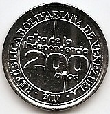 Venezuela 25 Centimos 2010 - (Declaration of Independence), 20 mm KM-99 UNC !!! foto