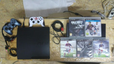 Vand PS3 Slim 500GB, nemodat+cateva jocuri foto