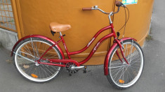 Bicicleta de oras Cruiser Neuzer California /Beach Cruiser/City Bike + cos CADOU foto