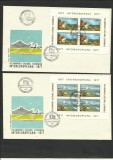 ROMANIA 1977--SET 2 FDC-uri -- C.C.E.INTEREUROPEANA