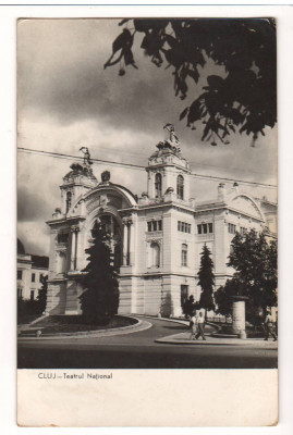 CPI (B7407) CARTE POSTALA - CLUJ. TEATRUL NATIONAL, RPR foto