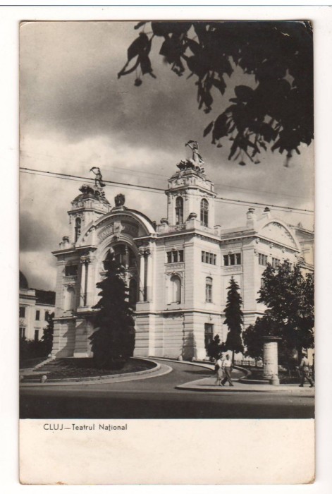 CPI (B7407) CARTE POSTALA - CLUJ. TEATRUL NATIONAL, RPR