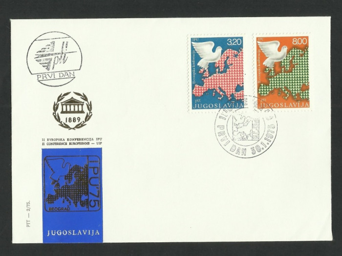 IUGOSLAVIA --1975 FDC