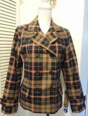 Jacheta dama TOMMY HILFIGER tartan, mas. M 2+1 gratis foto