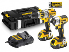 Set 2 Scule Dewalt DCK255P2 18V XRP brushless cu 2 acumulatori de 5Ah foto