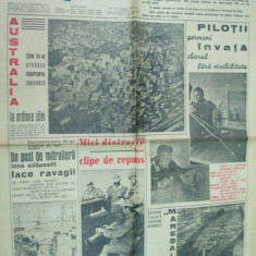 Rapid 14 martie 1942 pilot pian caricatura Neagu Radulescu vanator munte Crimeea