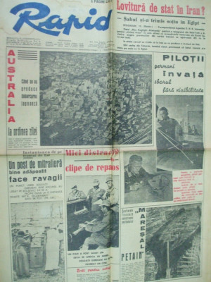Rapid 14 martie 1942 pilot pian caricatura Neagu Radulescu vanator munte Crimeea foto