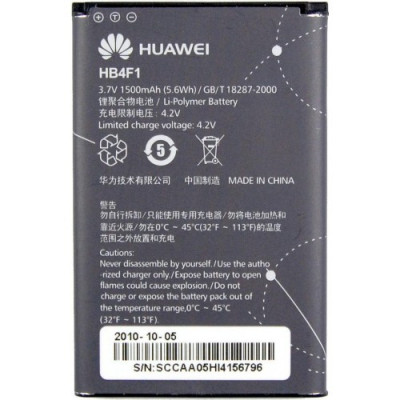 Acumulator Huawei U8000 U8220 U9120 M860 1500mAh cod HB4F1 nou original foto