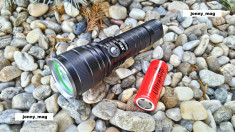 Lanterna Profesionala WARSUN X60 Originala cu Led CREE XM-L2 + Acumulator 26650 foto