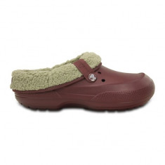 Papuci captusiti pentru barbati Crocs Blitzen II Clog Burgundy Clay (Crc14461-6LY) foto