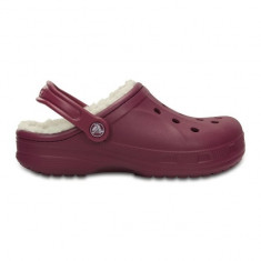 Papuci captusiti fentru femei Crocs Winter Clog Plum Oatmeal (Crc203766-51B) foto