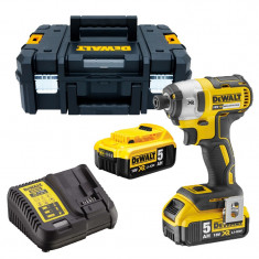 Set Filetanta cu impact Dewalt DCF886N 18V XR li-ion brushless cu 2 acc de 5Ah foto