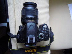 Nikon D5200+obiectiv 18-55 +accesorii foto