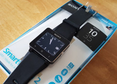 Ceas Sony SW2 Smartwatch 2, ORIGINAL, curea silicon foto