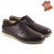 Pantofi barbati piele naturala JONES 2 maron (Marime: 39)