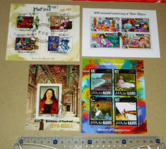 Lot Set Colectie 4 colite ARTA PICTURA matisse monet raphael 2+1 gratis RBK19962 foto